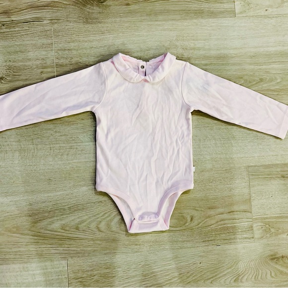Jacadi Baby girl bodysuit with petal collar NWT - Picture 2 of 4